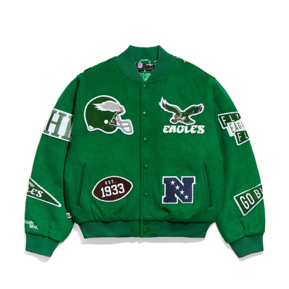 Green Eagles Varsity Pennant Jacket (rare)